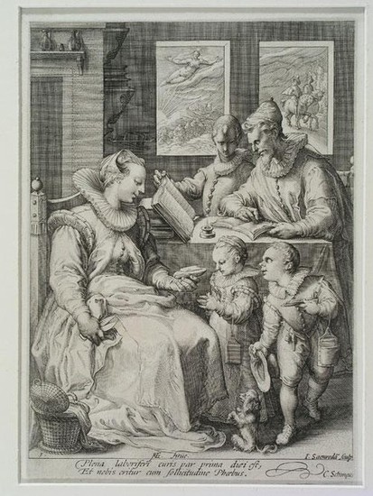 Jan Saenredam – Hendrick Goltzius: Ráno. Okolo 1594. SNG