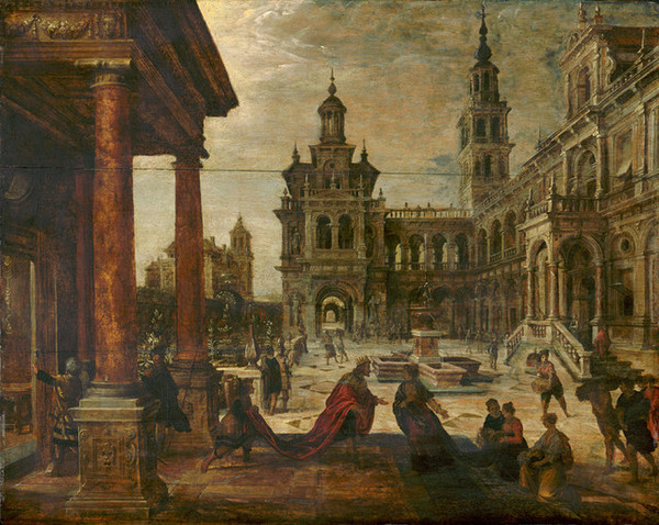 Paul Vredeman de Vries: Šalamún a kráľovná zo Sáby (1612/1612)