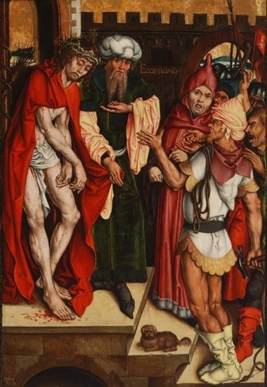 Neznámy stredoeurópsky maliar: Ecce Homo (okolo 1480). SNG, Bratislava