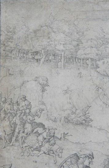 Lucas van Leyden: Obrátenie sv. Pavla (1509)