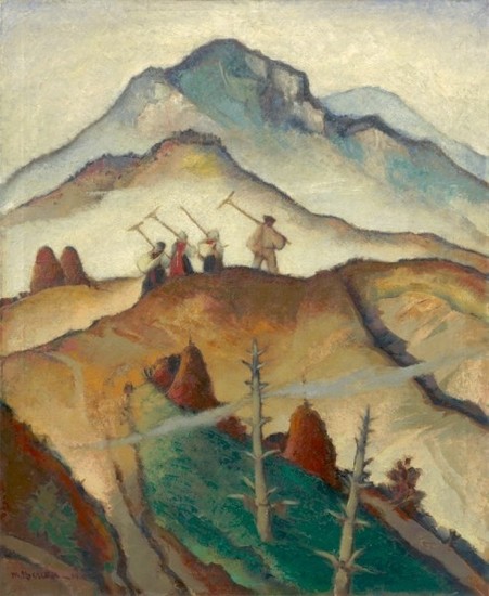 Martin Benka, Na pole, 1934