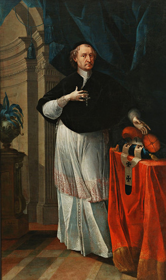 Jozef Kurtz: Portrét arcibiskupa Imricha Esterházyho (18. storočie, 1. polovica, 1735)