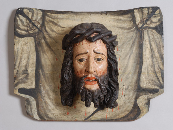 Spišský rezbár z konca 15. storočia: Hlava Krista (1470/1490)