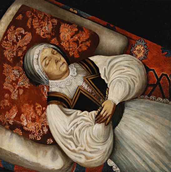 Slovenský maliar z 3. tretiny 17. storočia, Neznámy maliar: Posmrtný portrét K. Horvath-Stansithovej, rod. Kissovej (17. storočie, 2. polovica, 1670-1700)