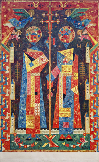 Ľudovít Fulla: Sv. Cyril a Metod (1969/1970)