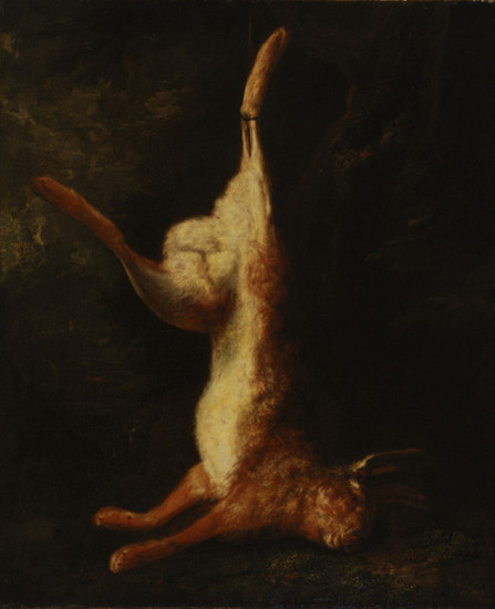 Jan Weenix ml.: Mŕtvy zajac  (1700/1710)