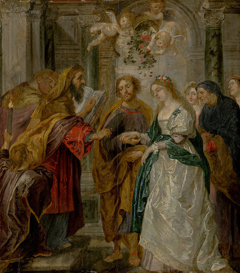 Peter Paul Rubens: Zasnúbenie Panny Márie (1620/1630)