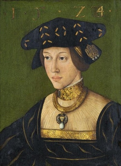 H. Krell: Portrét uhorskej a českej kráľovnej Márie Uhorskej. 1523. Majetok Bayerische Staatsgemäldesammlungen, München, Staatsgalerie Bamberg