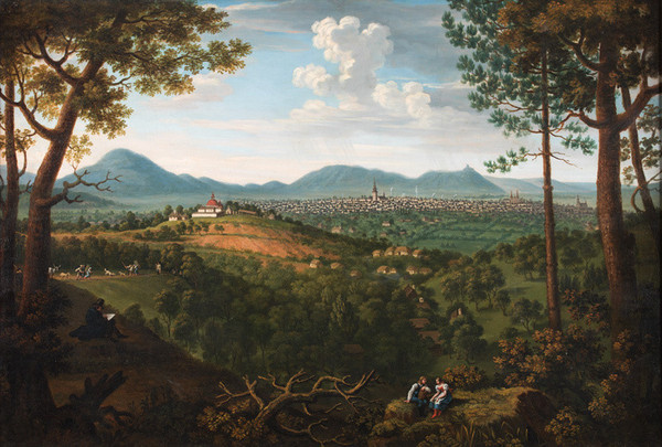 Ján Rombauer: Pohľad na Prešov (19. storočie, 1. polovica, 1830 okolo)