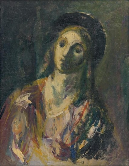 Ján Mudroch: Žena s čiernym klobúkom (1940/1940)
