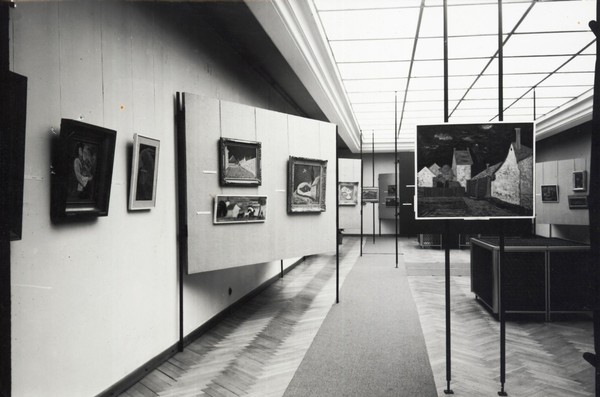 Expozícia monografickej výstavy M.A.Bazovského. 1960. Foto: Archív SNG