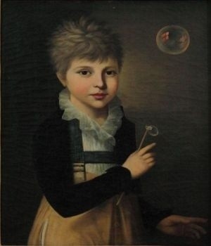 Ján Rombauer: Chlapec s mydlovými bublinami (1804)