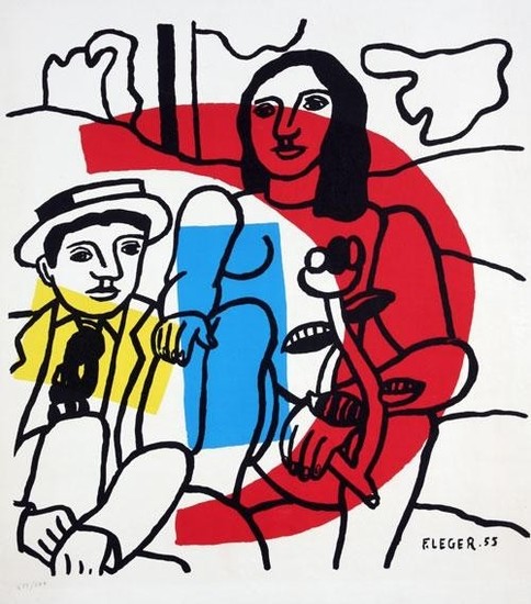 Fernand Legér: Dvaja (1955)