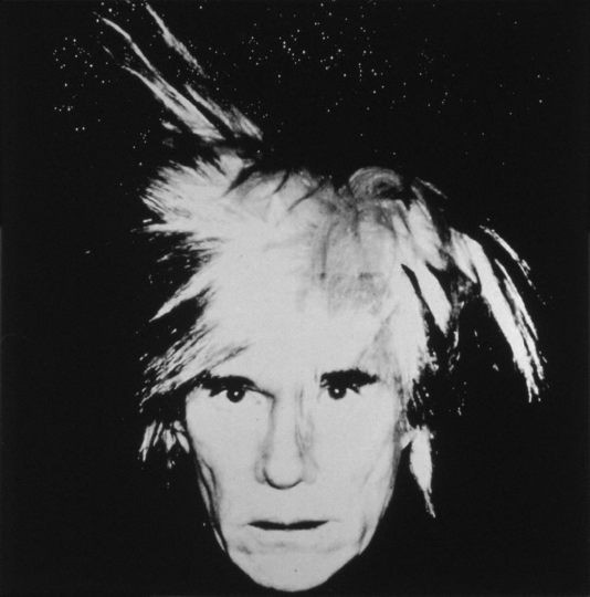 Andy Warhol: Autoportrét. 1986. Spoločnosť Andyho Warhola, Múzeum Andyho Warhola, Medzilaborce