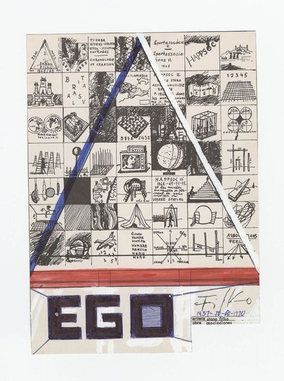 Arte de Sistemas – CAYC. 1971 – 1995. 21,5 × 15,5 cm, fix, tlač, papier. Zbierka Linea.jpg