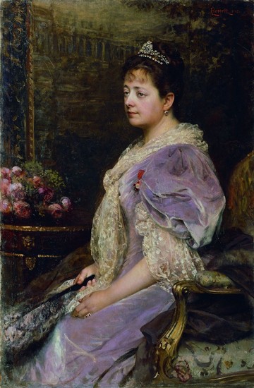 Leopold Horovitz: Portrét Honory Sary Krall. 1903. Olej, plátno. Galéria Belvedere, Viedeň