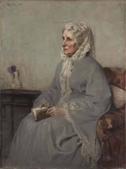 Leopold Horovitz: Portrét kňažnej Izabely Sanguszko, rod. Lubomirski. 1889. Olej, plátno. Krajské múzeum, Tarnow